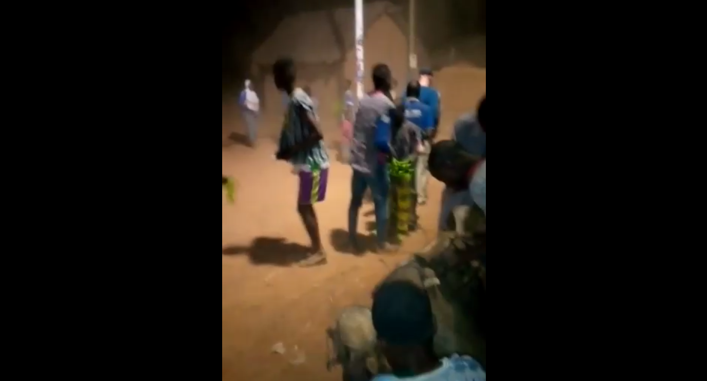 Dancing with locals